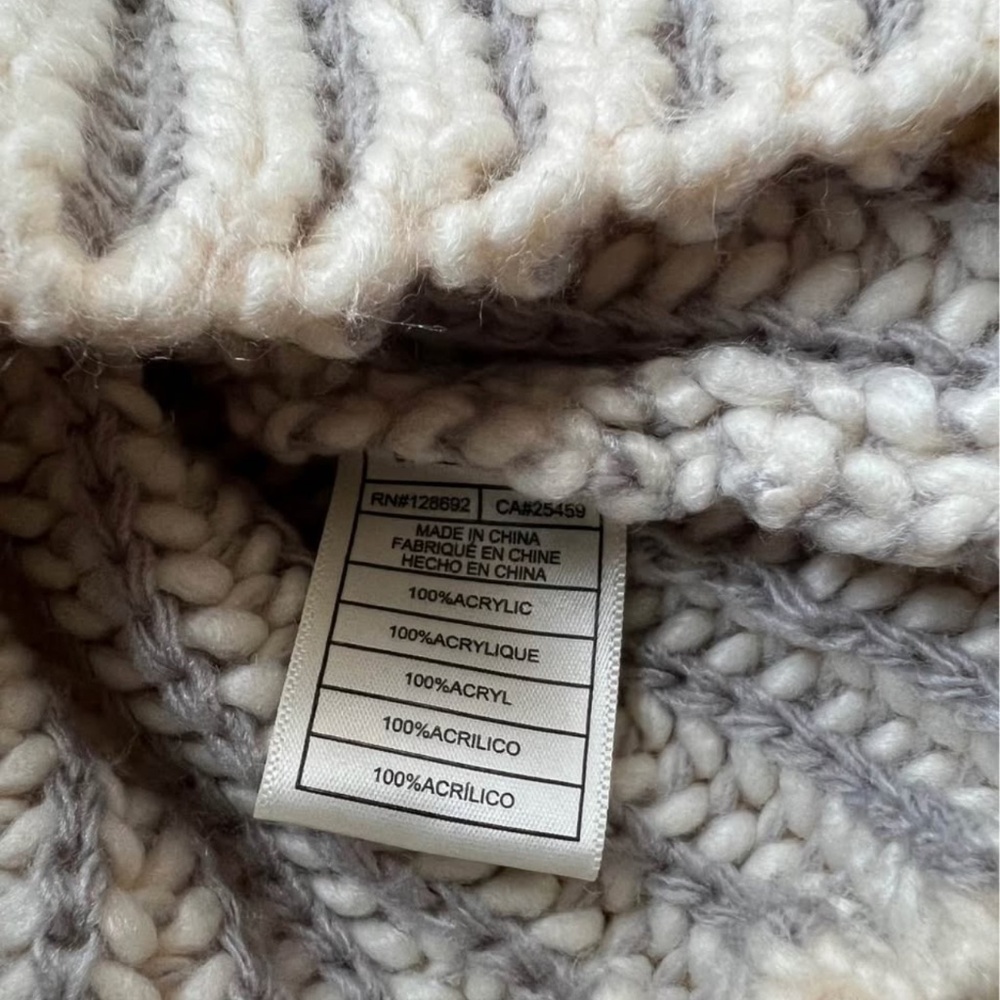 Steve Madden Mock Neck Ribbed Sweater - Picture 5 of 6